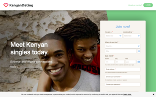 Kenya Dating Homepage Image